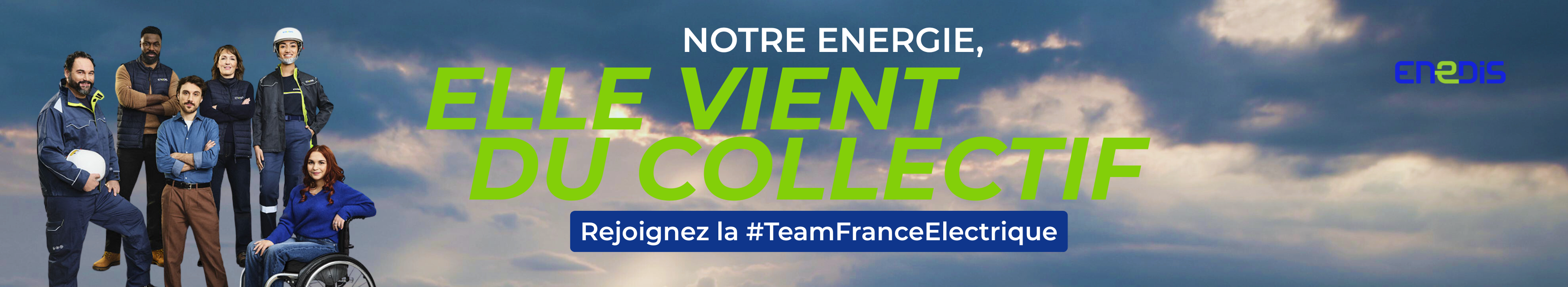 'Bannière de l'entreprise ENEDIS'