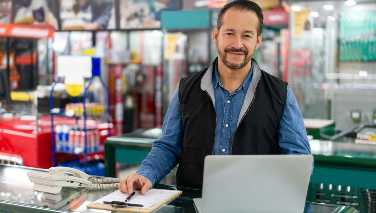 illustration Vendeur comptoir F/H